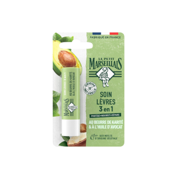 Son Dưỡng Môi 3 Trong 1 Le Petit Marseillais Chiết Xuất Bơ Hạt Mỡ & Dầu Bơ 4.9g